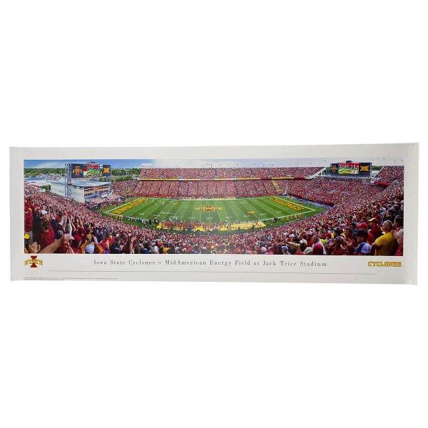 Jack Trice Stadium Panorama Poster (Tubed, 13.5"x40")
